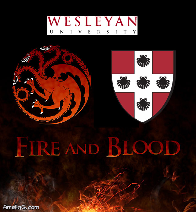 Daenerys Targaryen Amelia G Wesleyan University Fire and Blood